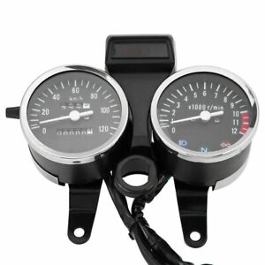 Safety Assembly Speedometer Motorcycle Odometer Dual Gauge for Suzuki GN125