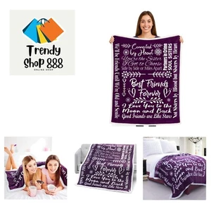 Best Friend Blanket - Cozy Throw | Perfect for Women | Thoughtful Best Friend... - Picture 1 of 10