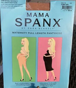Mama Spanx Full Length Maternity Pantyhose Size C Nude 1-270 Power Shaper