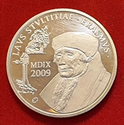 MONETA ARGENTO 10 EURO BELGIO 2009 - Immagine 1 di 2