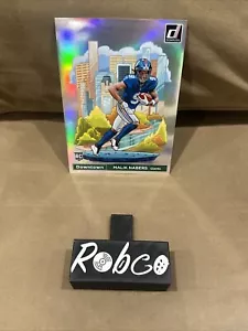 2024 Donruss Malik Nabers Oversized Jumbo Prizm Oversize Downtown #18 - Picture 1 of 2
