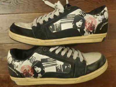 DULCES ZAPATOS DE SKATE VINTAGE DESGASTADOS WORLD INDUSTRIES PARA HOMBRE TALLA US12 Foto 1 de 4