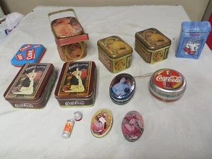 LOT OF 12 COCA COLA TINS - Picture 1 of 8