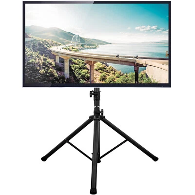 Outdoor Portable Tripod TV Stand for TVs up to 75 inch, Easy Assemble - Image 1 of 4