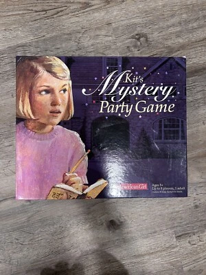 American Girl Doll KIT'S MYSTERY PARTY GAME Invitations Clues SCRIPTS Prop Cards - Image 1 of 4