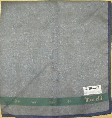 GIORGIO MARELLI  *Jacquard Pattern Handkerchief 44cm /MESIBE - Image 1 of 4