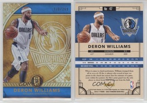 2016-17 Panini Gold Standard /269 Deron Williams #47