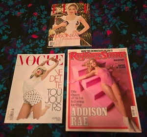 ADDISON RAE - ROLLING STONE/FRANZÖSISCHE VOGUE/ELLE ZEITSCHRIFTEN 25. FEBRUAR/25. MÄRZ/25. MAI - Bild 1 von 21