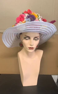 Vintage Mannequin Head Female w/ Makeup Eyelashes Made in Korea Swan Neck - Picture 1 of 9
