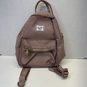 Herschel Supply Co Nova Mini Small Backpack Bag in Dusty Rose Mauve Light Pink