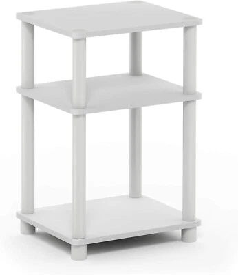 Furinno Just 3-Tier Turn-N-Tube End Table / Side Table / Night Stand / Bedside T - Image 1 of 4