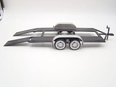 MOTORMAX - 1/24 - REMORQUE PORTE VOITURE DOUBLE ESSIEUX - N° 76001 - 2016 - #2 - Photo 1/4