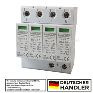 Descargador de sobretensiones protección contra sobretensiones tipo 2 4 polos - Imagen 1 de 4