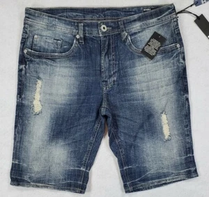 Buffalo Blu Men's Size 32 "Skyler X" Shorts Slim Stretch Distressed New Bitton - Picture 1 of 6