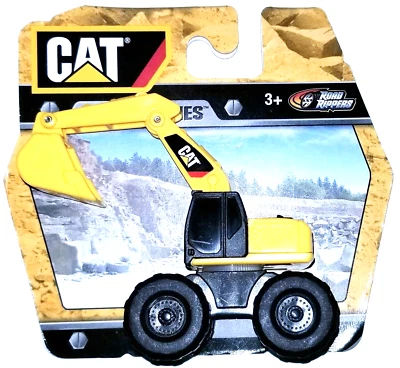 2016 Road Rippers CAT mini machines yellow construction EXCAVATOR toy, NEW! - Image 1 of 4