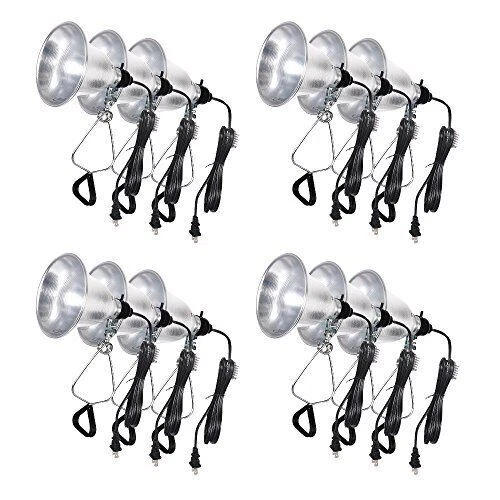 Simple Deluxe HIWKLTCLAMPLIGHTSX12 Clamp Lamp - Silver