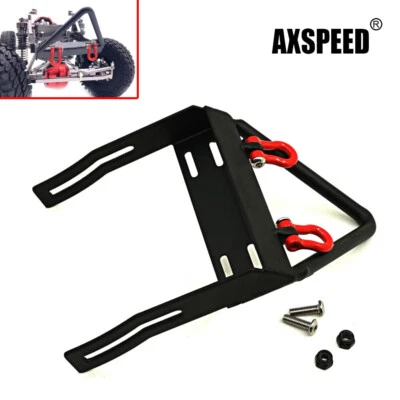 MARKENLOS Metall Frontstoßstange mit Winch Mount Schäkeln Für Axial SCX10 1/10 RC Crawler