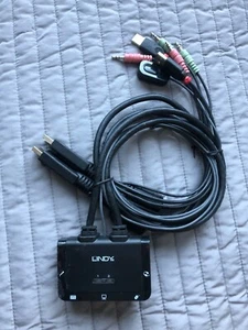 Lindy Connection Perfection KVM Switch Compact Audio 2 Port - Bild 1 von 5