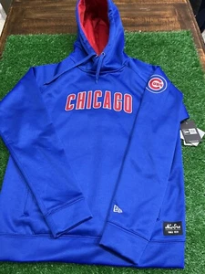 Men's New Era Royal Chicago Cubs Pullover Hoodie Size Medium  - Picture 1 of 12
