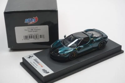 1/43 BBR FERRARI 296 GTB FIORANO CUERO VERDE METÁLICO/NEGRO NEGRO LE10 N MR Foto 1 de 4