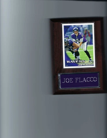 JOE FLACCO PLAQUE BALTIMORE RAVENS FOOTBALL NFL   C Cover