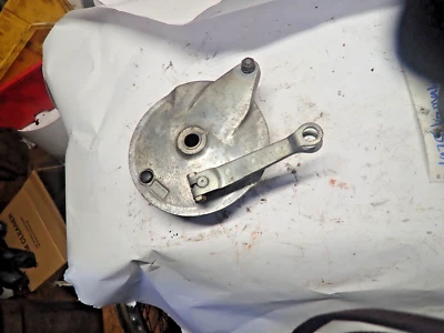 Placa/panel de freno trasero Yamaha 1975 RD125 RD 125 Foto 1 de 4