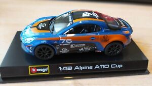 BBURAGO RACE  -  ALPINE A110 CUP    1/43 APROX *NEW*