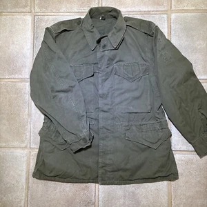 Chaqueta De Colección Ejército Militar de EE. UU. Abrigo de Campo Clima Frío Años 60 OG-107 Era Vietnam S/M - Imagen 1 de 16