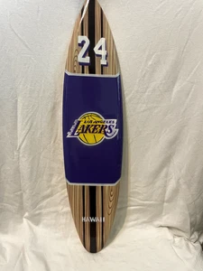 Los Angeles Lakers #24 Decorative Mini Surfboard from Hawaii - Picture 1 of 1