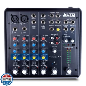 ALTO TrueMix 600 Audio Mixer with 2 XLR Mic Ins, USB Audio Interface and Blue - Picture 1 of 5