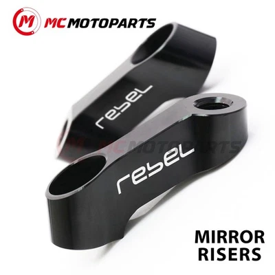 Extensor de espejo retrovisor REBEL para Honda Rebel 250 CMX250C 2007-2016 16 15 14 Foto 1 de 4