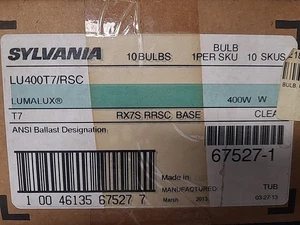 OSRAM SYLVANIA 67527 400W LUMENARC LU400T7/RSC (1 Bulb) - Picture 1 of 5