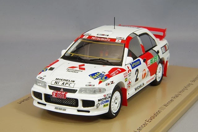 Spark S6514 1/43 MITSUBISHI LANCER EVOLUTION Ⅲ #2 RALLY HONG KONG - BEIJING 1996