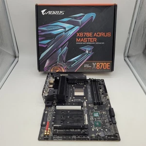 Placa madre GIGABYTE X870E AORUS Master AMD AM5 LGA 1718, ATX -NO FUNCIONA- - Imagen 1 de 9