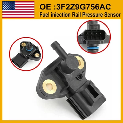 Genuine OEM Fuel Injection Pressure Sensor CM-5229 3F2Z-9G756-AC NEW -US STOCK - Изображение 1 из 4