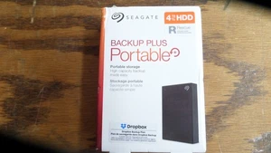 New Seagate Portable Backup Plus Hub 4TB External HDD 2R2AP1-573 SEALED - Afbeelding 1 van 2