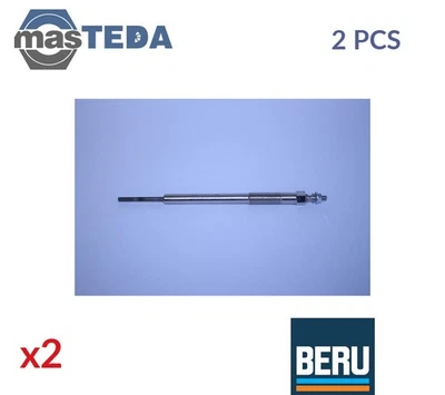 GN117 ENGINE GLOW PLUGS BERU 2PCS NEW OE REPLACEMENT - Image 1 of 4