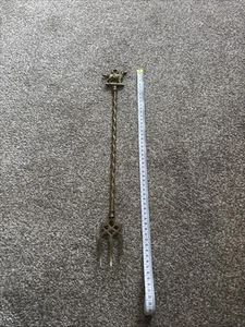 Vintage Brass Toasting Folk 47cm Length “English Setter” Design Great Condition - Foto 1 di 24