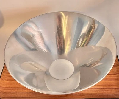 Vintage Gabis Suécia Aço Inoxidável Tigela de Salada Grande 6" A 13,75" W MCM EXCELENTE ESTADO USADO - Imagem 1 de 4