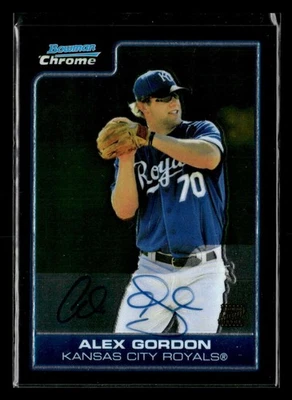 2006 Bowman Chrome Alex Gordon Prospects Auto Autograph #BC221 UX5999 - Image 1 of 2