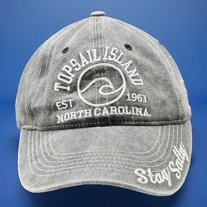 Topsail Island North Carolina Baseball Cap Stay Salty Adult Adjustable Kaufman - Picture 1 of 10