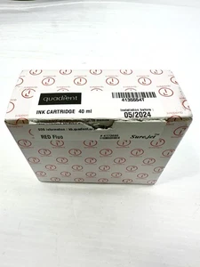 Quadient Standard Capacity Ink Cartridge IM/IS-3/4  IN 3/6/7 RED Fluo 40ml. - Picture 1 of 6