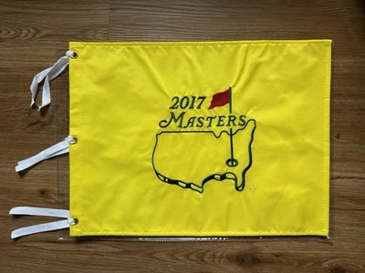 Masters Flag 2017 auténtico Augusta National PGA Golf Sergio García gana Foto 1 de 3
