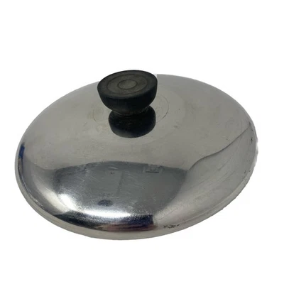 Vintage Revere Ware Lid 7 inch Stainless Steel Replacement Lid Rolled Edge 3QT - Image 1 of 4