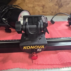 Konova Camera Slider K2 Series 100cm (39.4") Used/Great condition w 2 lights - Picture 1 of 6