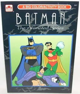 Golden Book BATMAN ANIMATED SERIES Big Color/Activity Book Unused DC 1993 New - Picture 1 of 7
