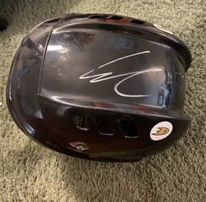 Leo Carlsson signed handsigniert Full Size Helm Anaheim Ducks - Bild 1 von 1