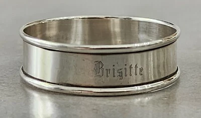 Antique ALVIN STERLING SILVER N61 Napkin Ring -BRIGITTE- FG- 11.1g - Image 1 of 4