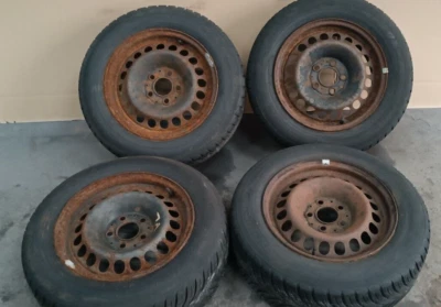 Mercedes-Benz E-Klasse W210 Winterreifen 195/65 R15 6.5x15 ET27 Räder - Bild 1 von 4