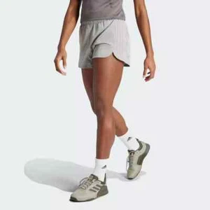 Adidas Women's Pacer Training 3-Stripes Woven High-Rise Shorts - NWT - Picture 1 of 7
